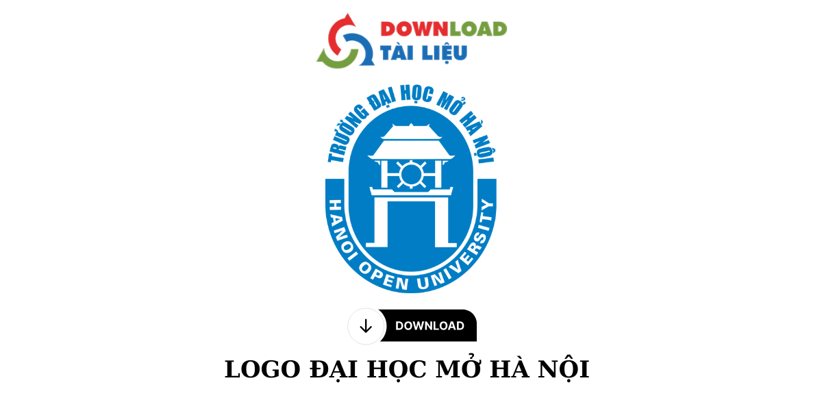Tải Logo Đại Học Mở Hà Nội (HOU) Tách Nền PTS, PNG, AI