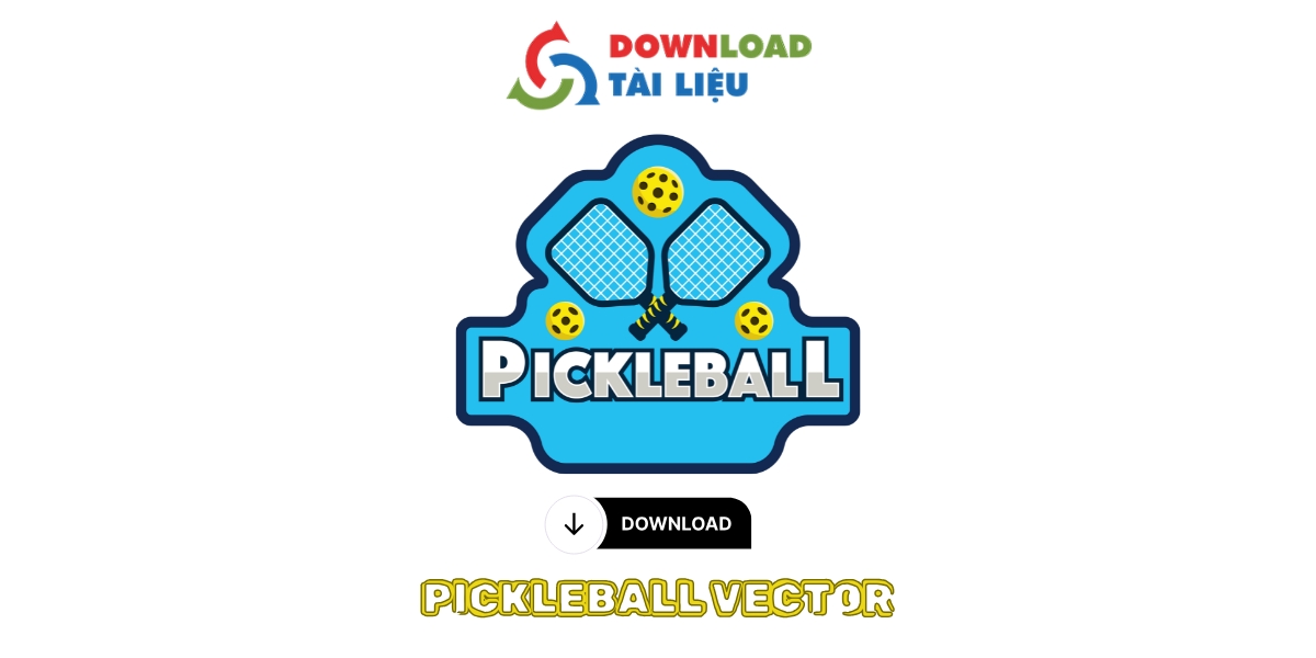 pickleball vector