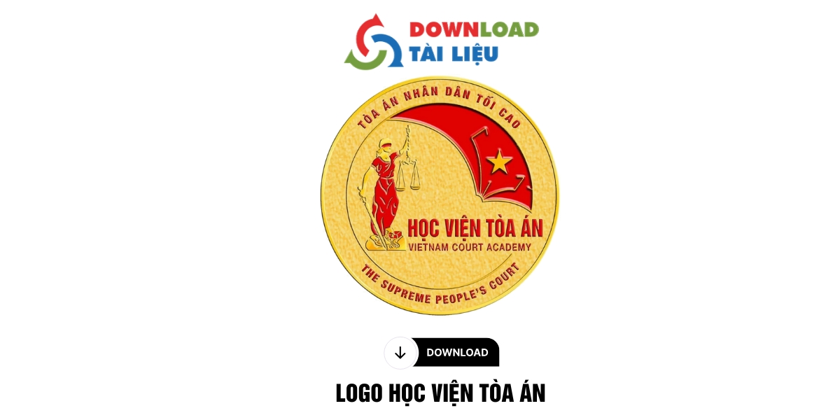 Tải Logo Học Viện Tòa Án Tách Nền File PNG, AI, SVG, EPS