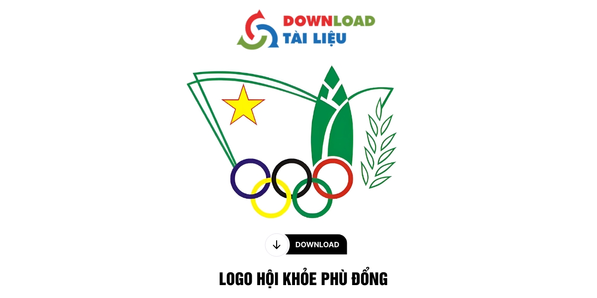 Tải Logo Hội Khỏe Phù Đổng PNG, PS, AI Tách Nền Miễn Phí