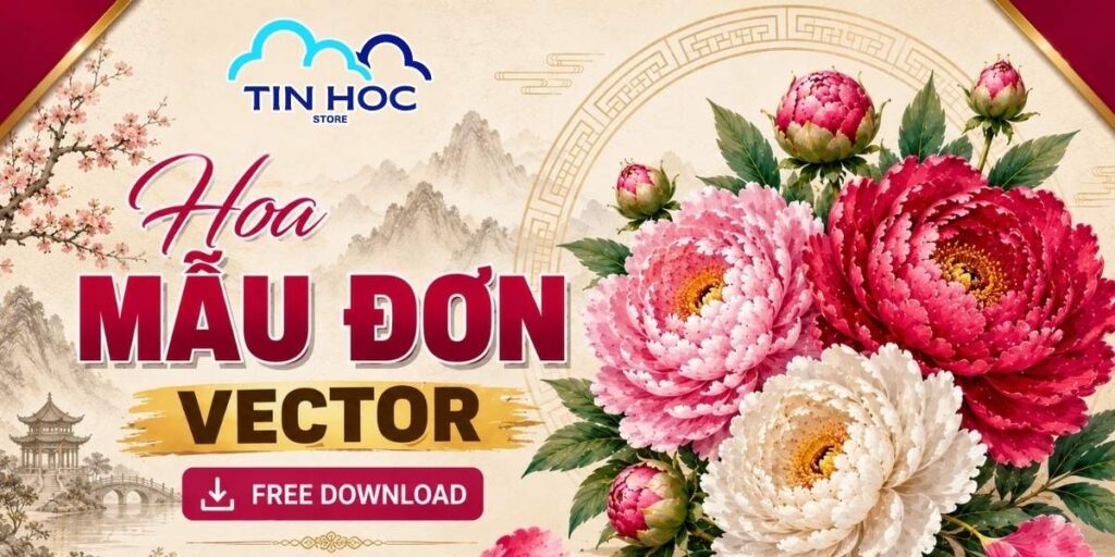 Hoa mẫu đơn vector
