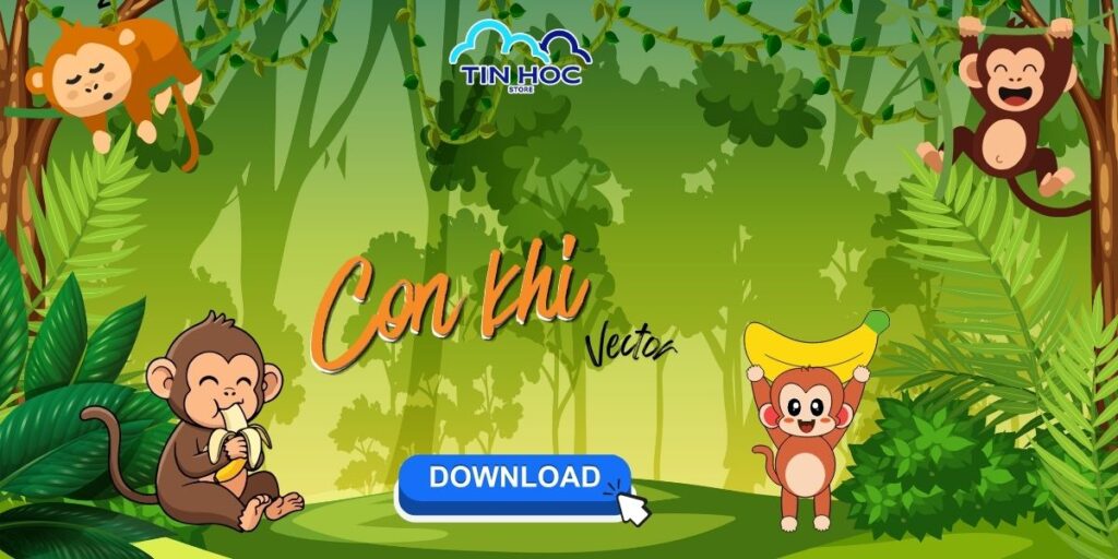 Tải 50+ Mẫu Con Khỉ Vector Miễn Phí, Sắc Nét Cho In Ấn